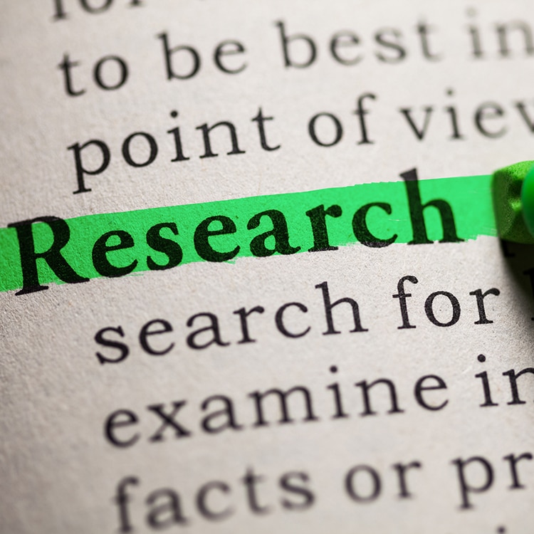 Picture of the word "Research" / Image du mot "Research" (Recherche)